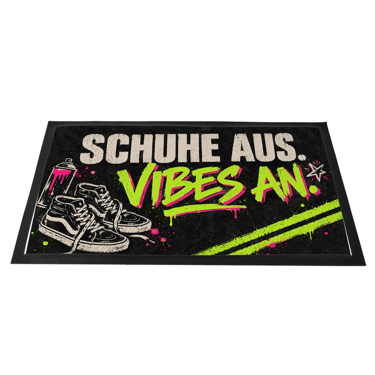 Coole Fußmatte für Jugendliche mit Sneaker Schriftzug|p:2014003|h:f81605b2320846b290baadc6095e2b0c