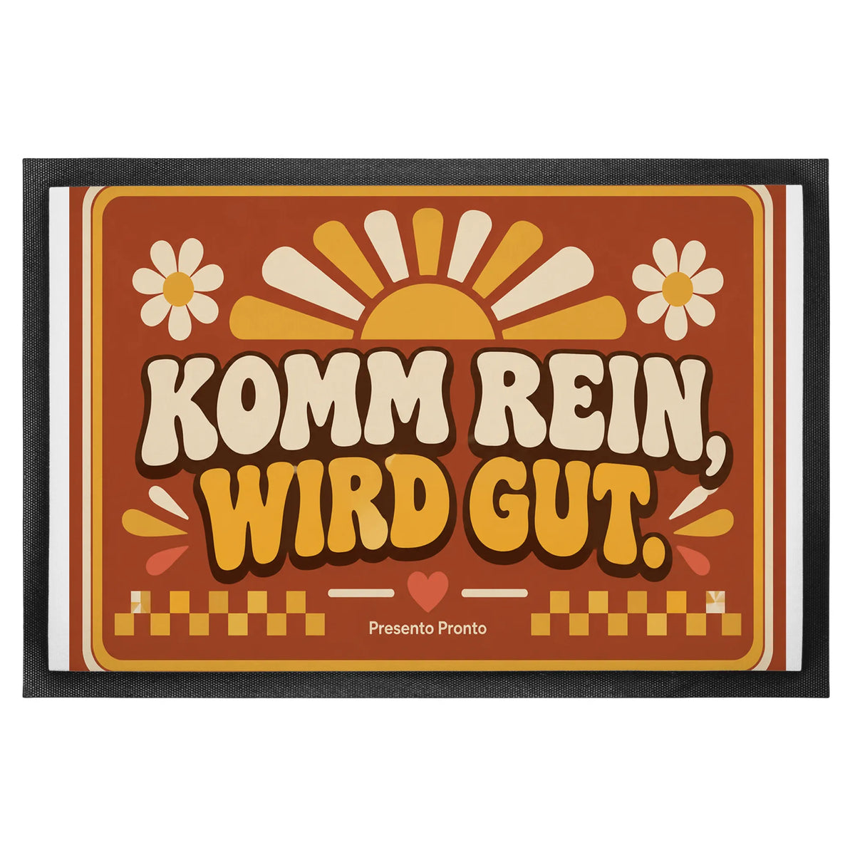 Coole Fußmatte für die WG mit Retro Schriftzug|p:2014014|h:5c3c6b039a39f40778e5be5a7e8c744a