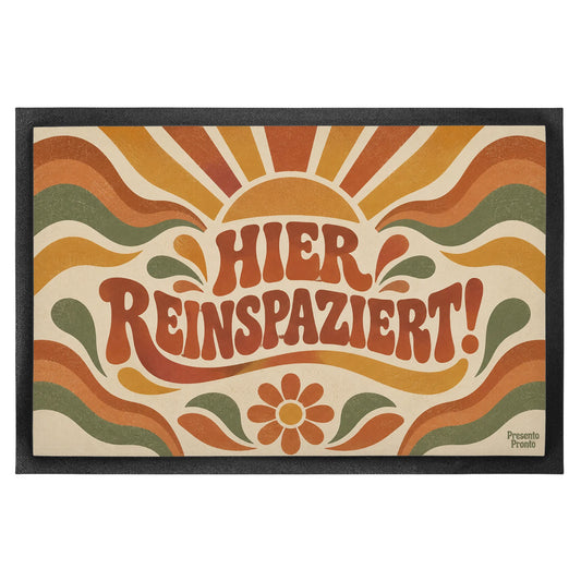 Coole Fußmatte zum Einzug mit Retro Bögen|p:2014024|h:59cc3d3f4b5a556bbaacfccb816423ce