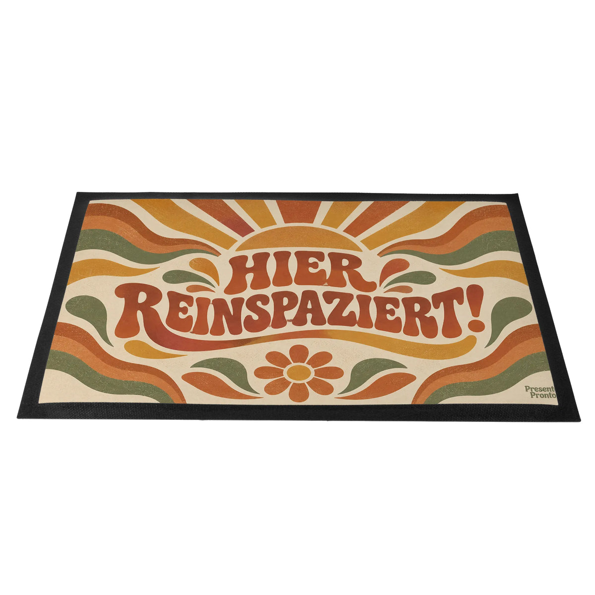 Coole Fußmatte zum Einzug mit Retro Bögen|p:2014024|h:04781809c97002498baf6cb1b07042f4
