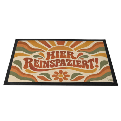 Coole Fußmatte zum Einzug mit Retro Bögen|p:2014024|h:04781809c97002498baf6cb1b07042f4
