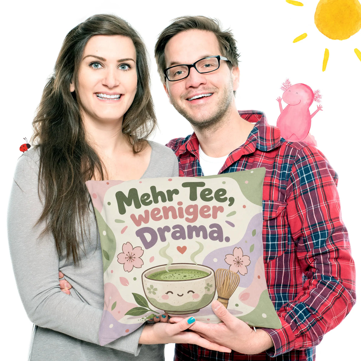 Lustiges japanisches Kissen für Teefans mit Matcha-Schale|p:2014053|h:3bae8e988ecf78af9dbc80c484efaabd
