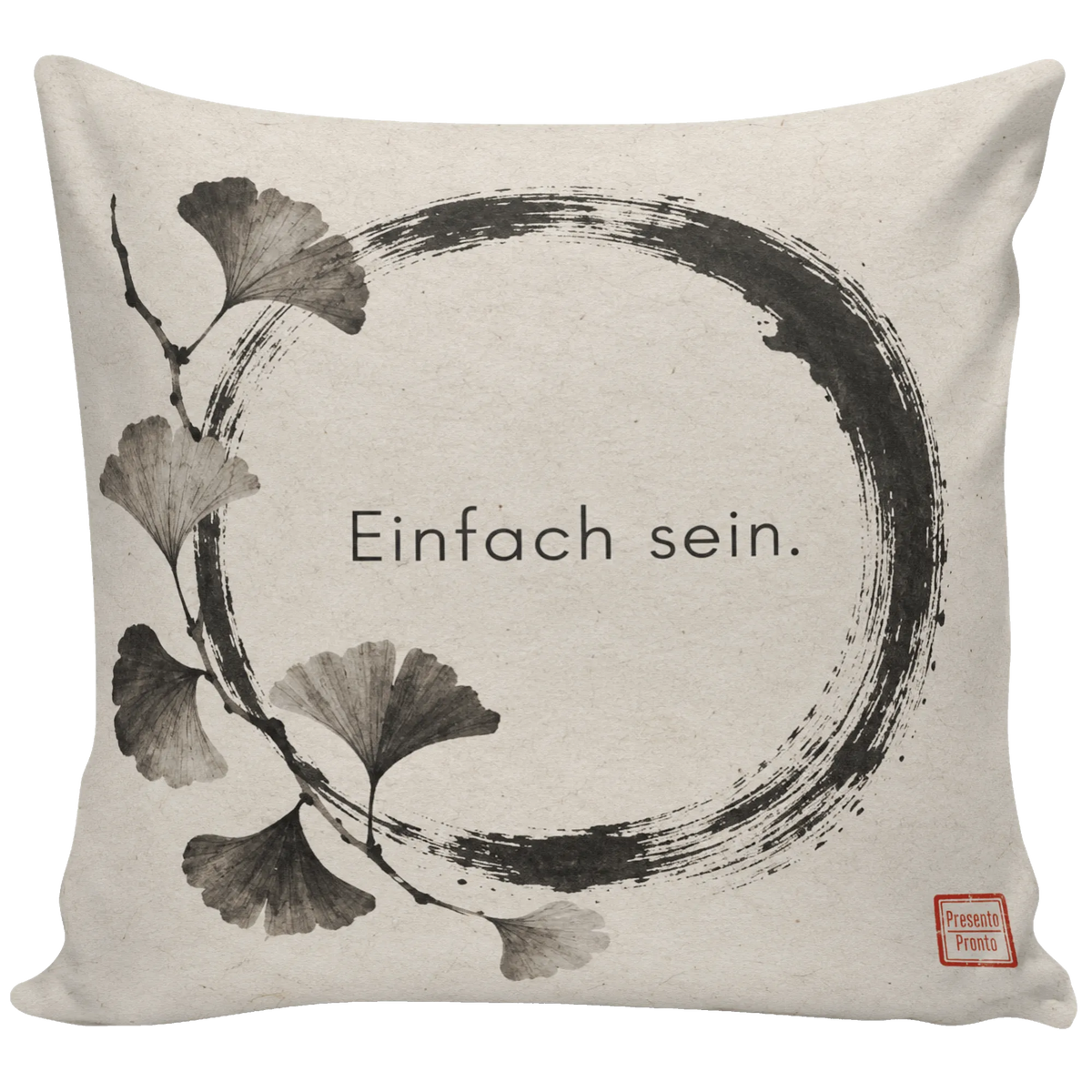 Ruhiges japanisches Kissen für Japanfans mit Enso Kreis|p:2014055|h:0db80bbd8aff4dd880c5349e5c5c98a4