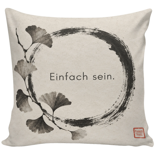 Ruhiges japanisches Kissen für Japanfans mit Enso Kreis|p:2014055|h:0db80bbd8aff4dd880c5349e5c5c98a4