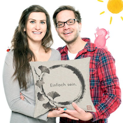 Ruhiges japanisches Kissen für Japanfans mit Enso Kreis|p:2014055|h:15ec2448fc60328194fa50d3686ce676