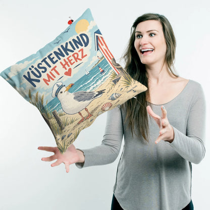 Lustiges maritimes Kissen mit Möwe für Küstenkinder|p:2014060|h:10496b52c6345a0ed0edec30b06c9c88