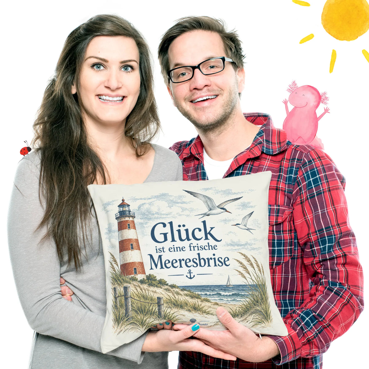Gemütliches Maritimes Kissen mit Leuchtturm für Küstenfans|p:2014062|h:47cf29a173f52aee99865975fb90ae8d