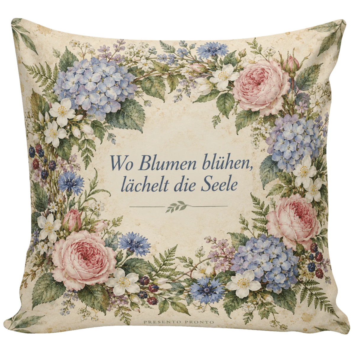 Romantisches Blumenkissen für Freundin mit Blumenkranz|p:2014063|h:dcdbd7e6bebdc851ef1b9ff38ce4087b