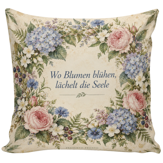 Romantisches Blumenkissen für Freundin mit Blumenkranz|p:2014063|h:dcdbd7e6bebdc851ef1b9ff38ce4087b