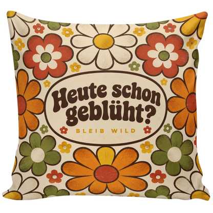 Lustiges Blumenkissen für Blumenfans mit Retro-Gänseblümchen|p:2014064|h:73bd711d6f2368c0c620133028c7cde6