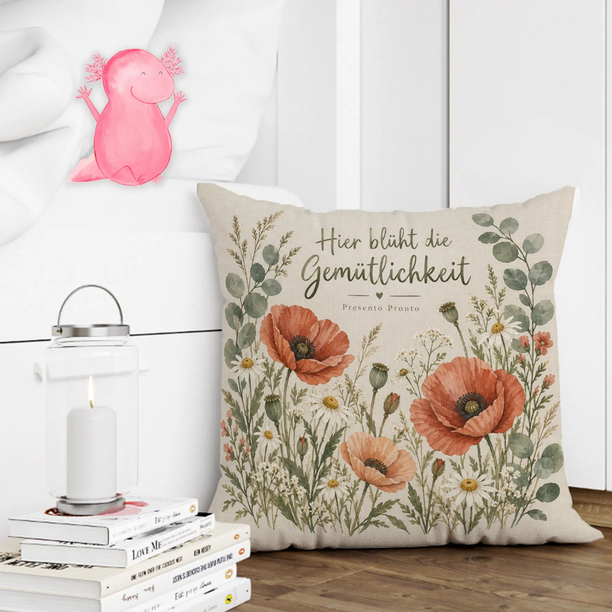 Gemütliches Blumenkissen fürs Sofa mit Wildblumen|p:2014066|h:bef23a7d0d5eec632ffdbb1a64419930