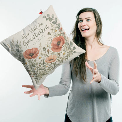 Gemütliches Blumenkissen fürs Sofa mit Wildblumen|p:2014066|h:16bd429456c5c6dc8a3896b6adce3365