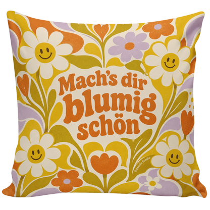 Farbenfrohes Blumenkissen für Blumenfans mit Gänseblümchen|p:2014068|h:6938b2df6e2da2945192e97e4ee9164b