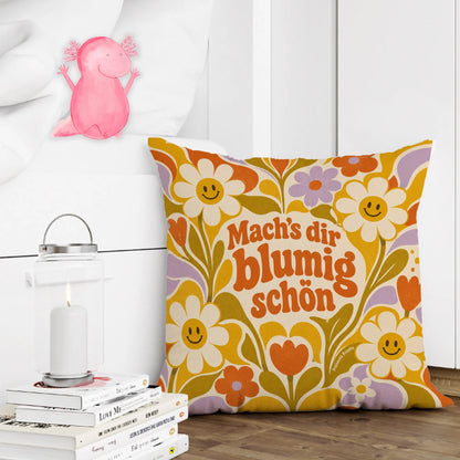 Farbenfrohes Blumenkissen für Blumenfans mit Gänseblümchen|p:2014068|h:abbc7bd7546933793d82e0d65a66edcf