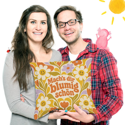 Farbenfrohes Blumenkissen für Blumenfans mit Gänseblümchen|p:2014068|h:9af2b5571dd6911b32687cc400bc4ab9