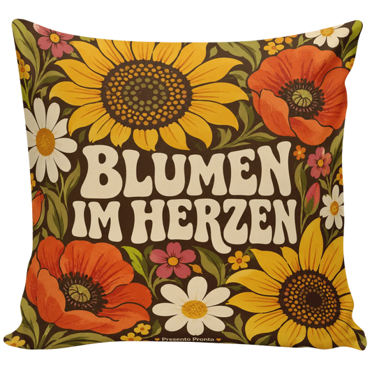 Fröhliches Blumenkissen für Blumenfans mit Sonnenblumen|p:2014069|h:a60563e89470b06c68f90179e8f76c36