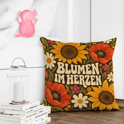Fröhliches Blumenkissen für Blumenfans mit Sonnenblumen|p:2014069|h:3d98f0fbaa032dde25b5a9d4b7e2566e