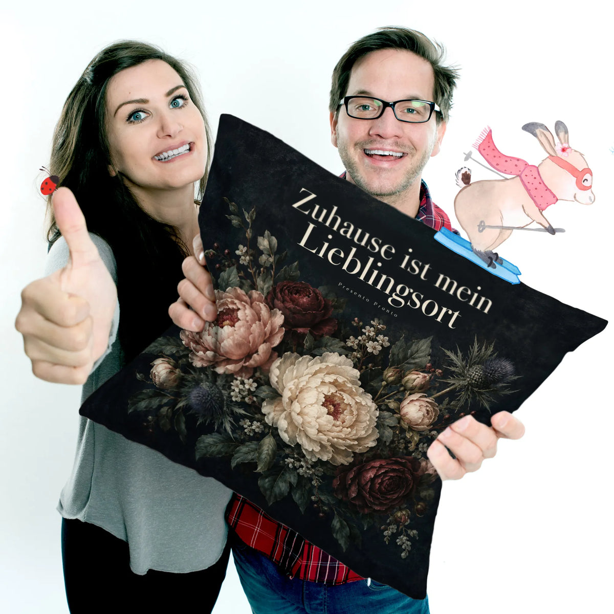 Gemütliches Blumenkissen für die Freundin mit Pfingstrosen|p:2014073|h:b81517e79a80822ba6296c6759515547