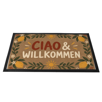 Herzliche Fußmatte Ciao zum Einzug mit Zitronen|p:2014078|h:587c692c5fb66b0a029e0a35ae6026f9
