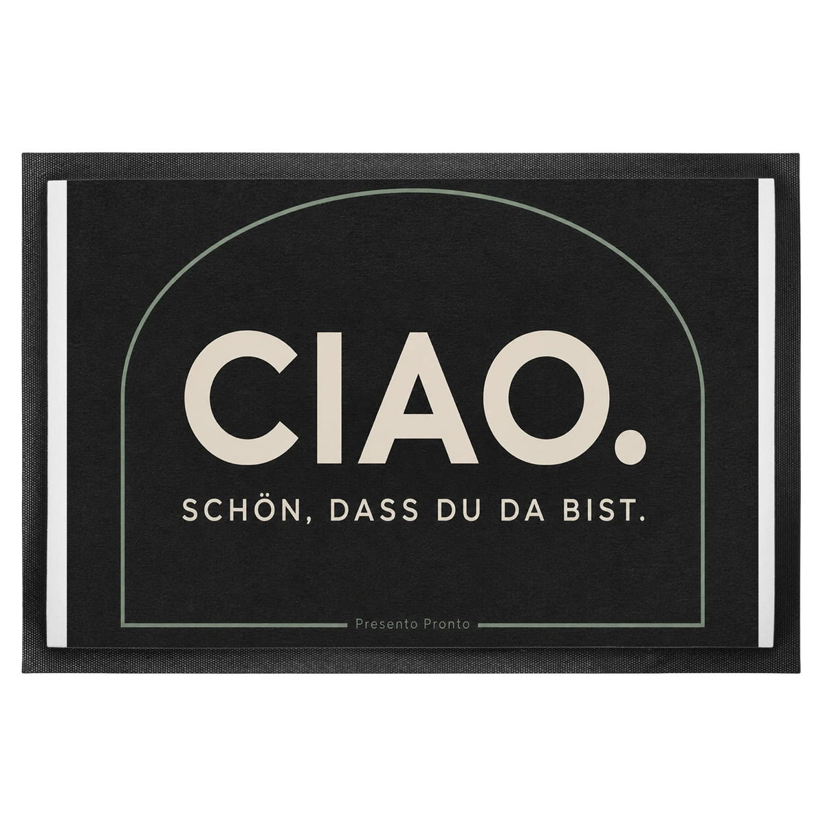 Herzliche Fußmatte Ciao mit Bogenmuster für Gäste|p:2014081|h:836d0573c892af476214aaf019a65294
