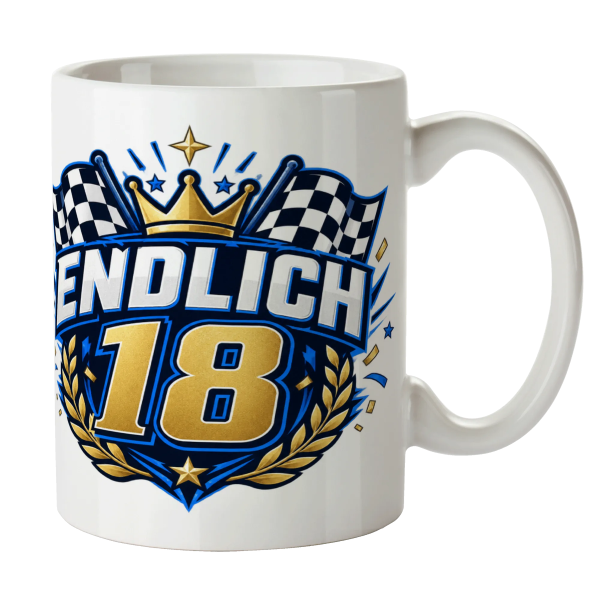 Coole Tasse zum 18. Geburtstag für Jungen mit Zahl 18|p:2014098|h:fc5f0ad0feef7e3f60a3fbdfc5e3c97b