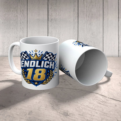 Coole Tasse zum 18. Geburtstag für Jungen mit Zahl 18|p:2014098|h:68fd393ab33f783c3f7995c31a3e9543