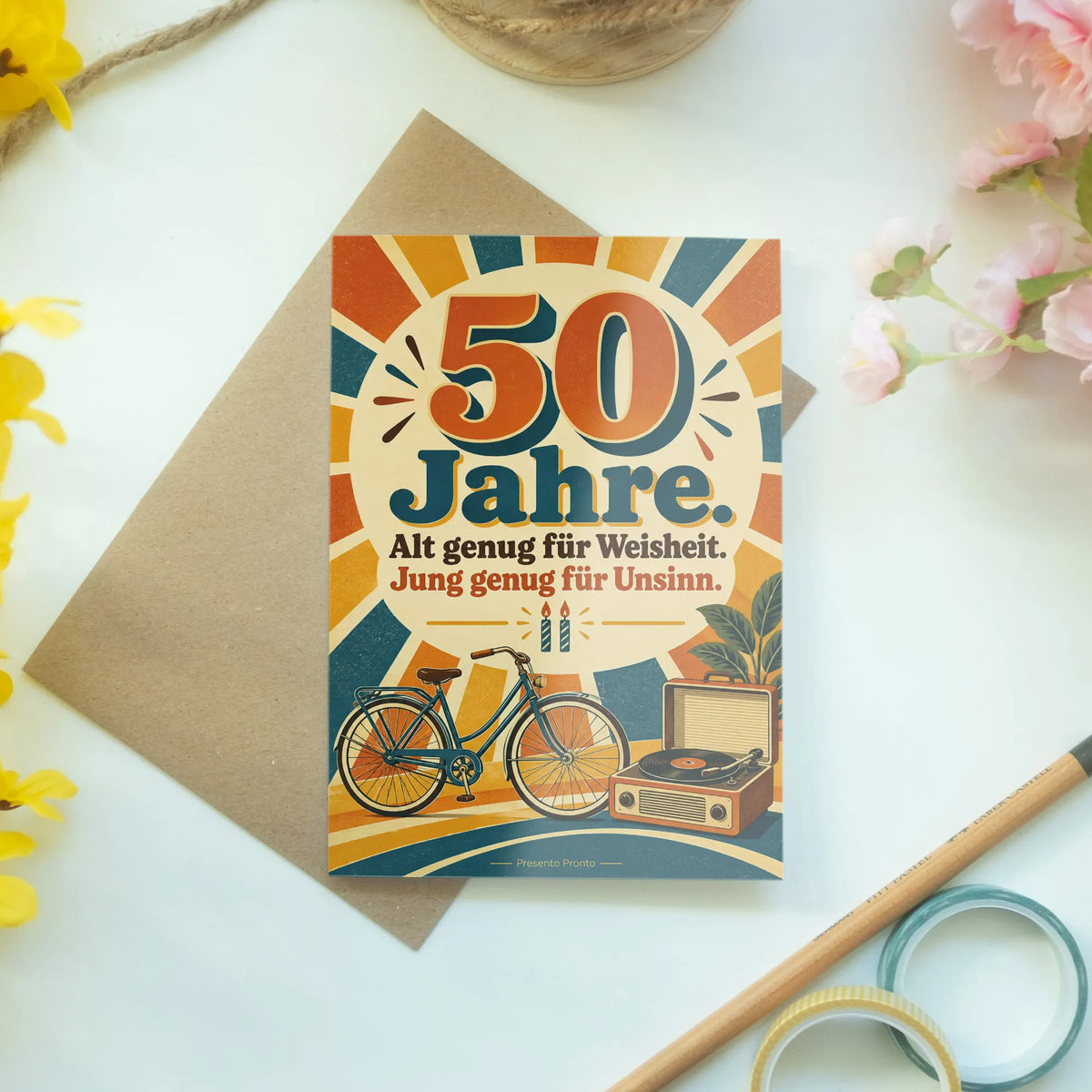 Lustige Geburtstagskarte zum 50. Geburtstag in Retrofarben|p:2014112|h:bf249bf0a94363b83099e7e1d873d2fd