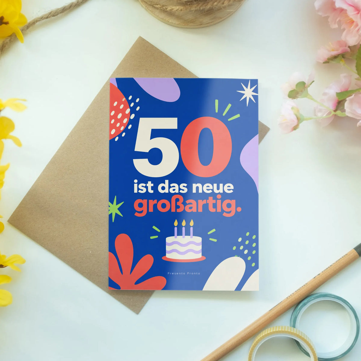 Coole Geburtstagskarte zum 50 mit großer 50|p:2014113|h:a5fa7fcee13b7101aa849a0bac464a20