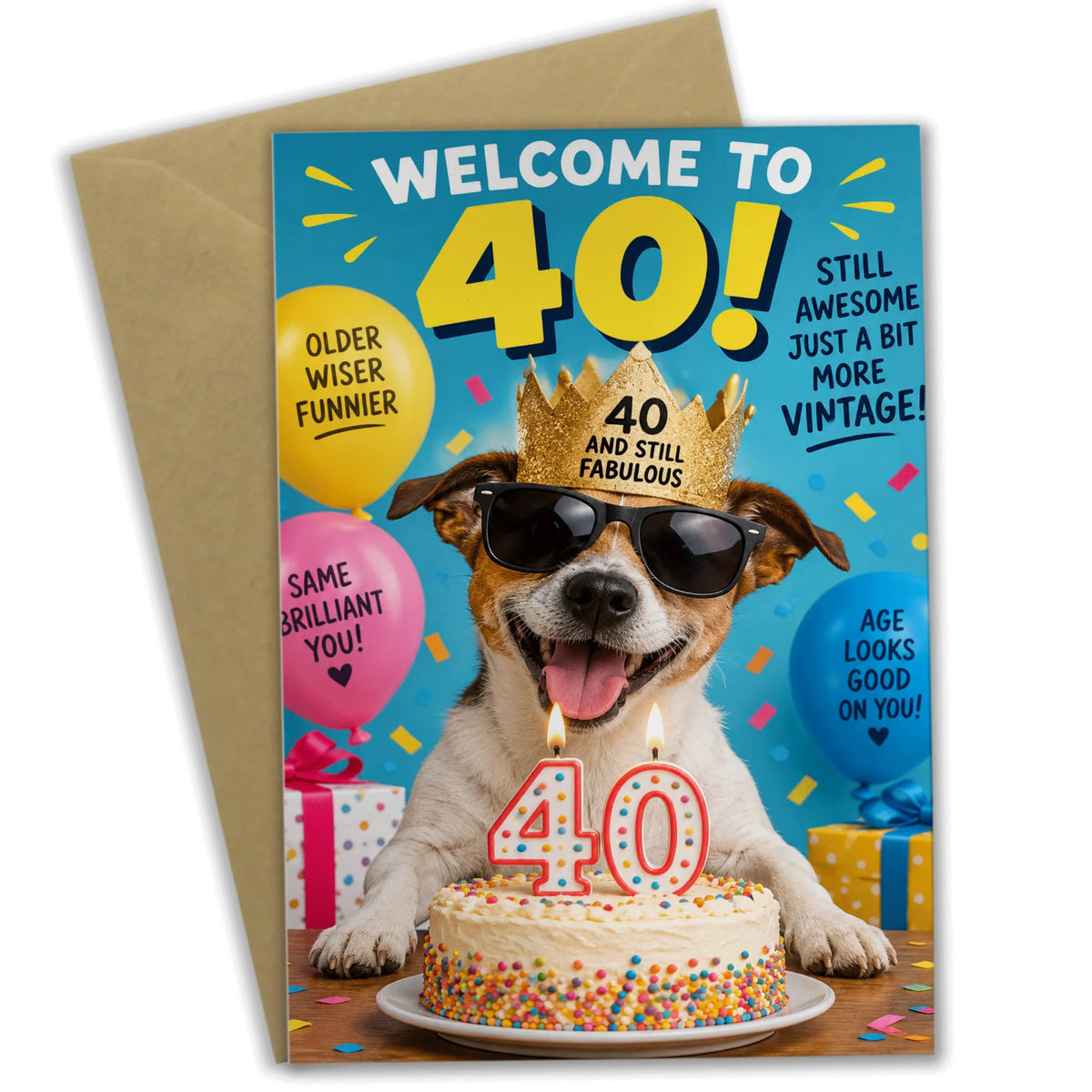 Lustige Geburtstagskarte zum 40. Geburtstag mit Schallplatte|p:2014118|h:cc0b205fe72d31e26d07f9ff291fd795