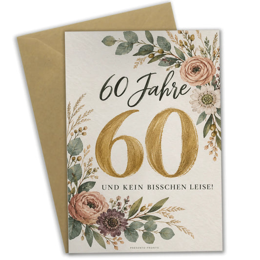 Lustige Geburtstagskarte zum 60. Geburtstag mit goldener 60|p:2014122|h:4d13c6ec978da802a10db8147c882bea