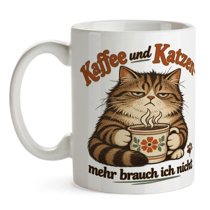 Lustige Tasse für Katzenliebhaber mit grummeliger Katze|p:2014123|h:7eaaa2a2bb7c8619243c305733919429