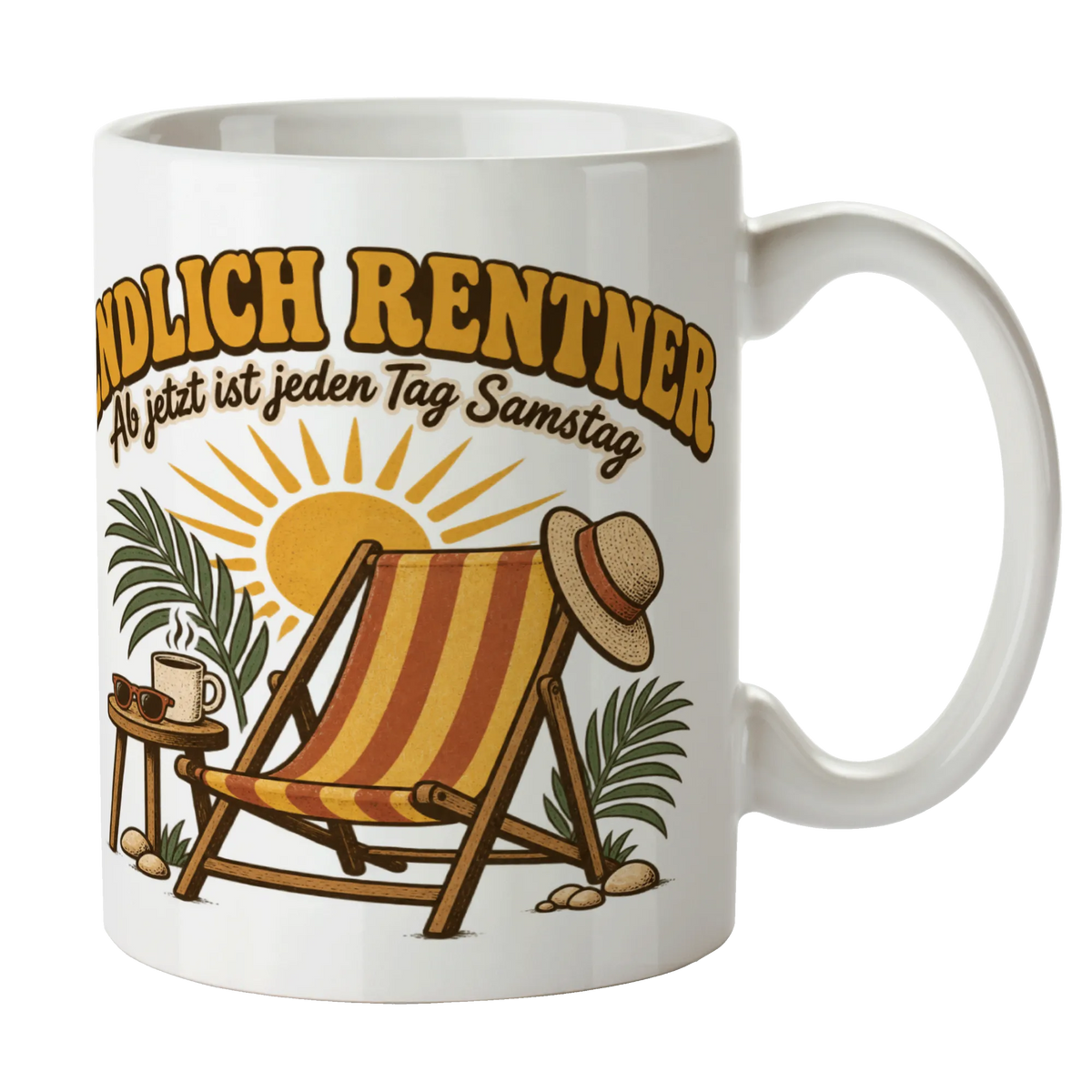 Lustige Tasse zur Rente mit Liegestuhl|p:2014128|h:7bbe2a94ebb869b1b87686e70036c964