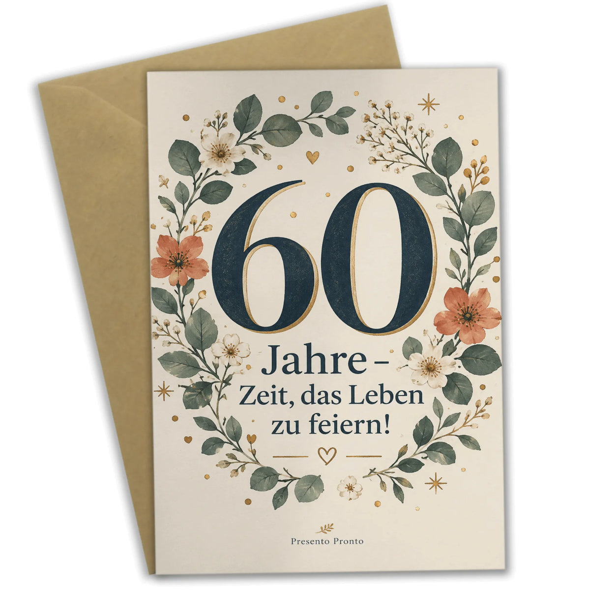 Elegante Geburtstagskarte zum 60. Geburtstag mit goldener 60|p:2014139|h:ee4e75dc2f1d4772641057fcdf384574