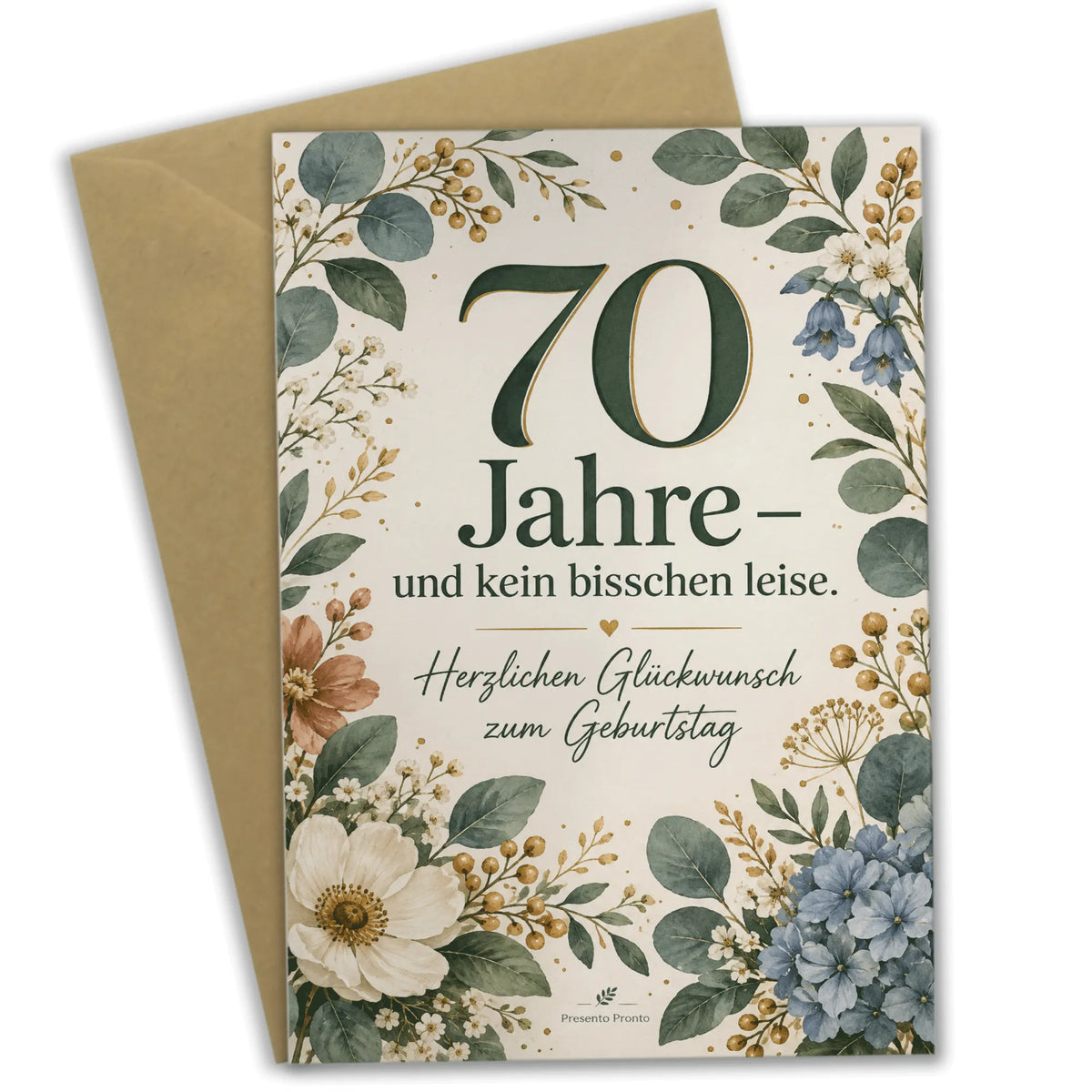 Lustige Geburtstagskarte zum 70 für den Sohn mit Wildblumen|p:2014142|h:52b8c0853fe1c849b5c5d93e5056cf93
