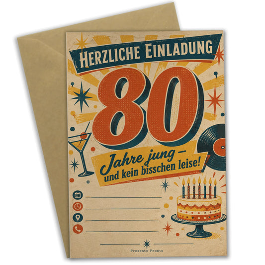 Lustige Einladungskarten zum 80. Geburtstag mit großer 80|p:2014143|h:a44b76b50892f617e311ddafc8819958