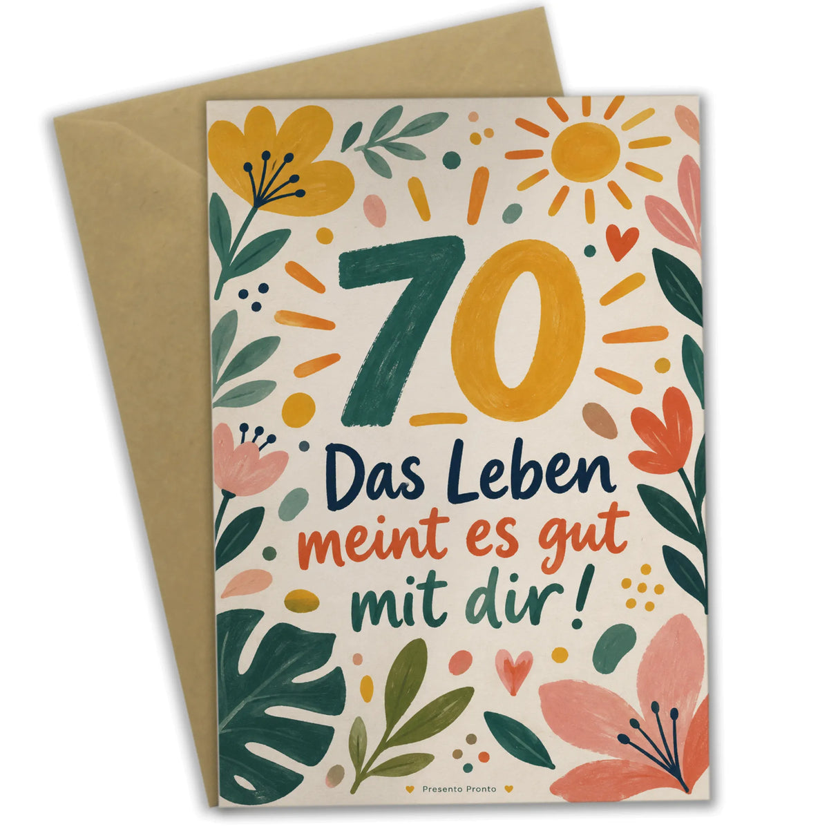 Fröhliche Geburtstagskarte zum 70. Geburtstag für den Sohn mit Konfetti|p:2014156|h:baf75411d45819f31d12f920db7278f7