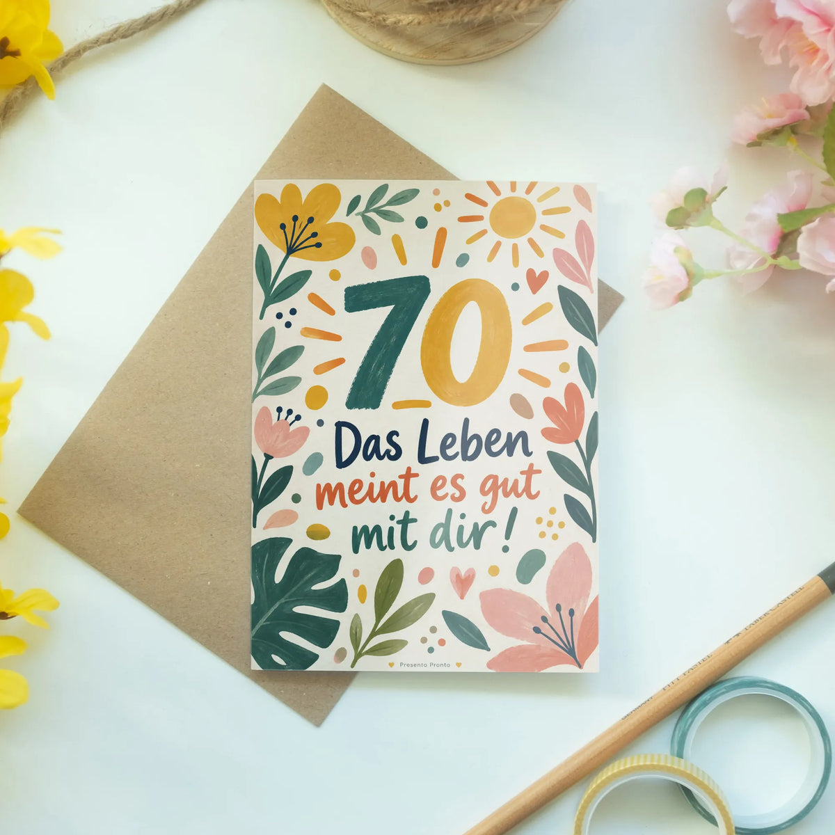 Fröhliche Geburtstagskarte zum 70. Geburtstag für den Sohn mit Konfetti|p:2014156|h:b045ba9b649d01690d3862b24f3f1dd8