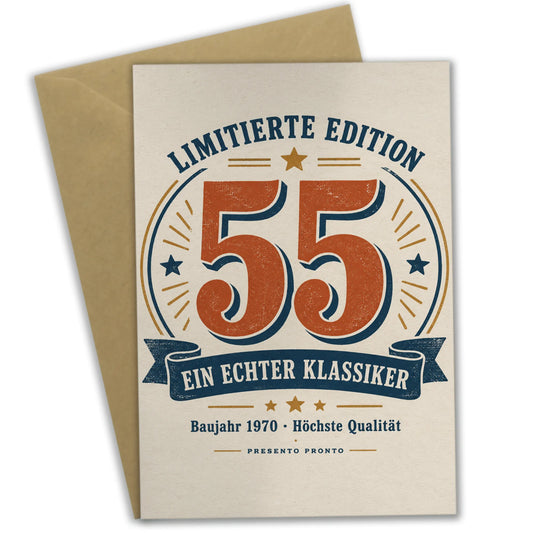 Herzliche Geburtstagskarte zum 55 für Mama mit Vintage-Emblem|p:2014158|h:1eadcc6a3a79ab86648af3524765514e