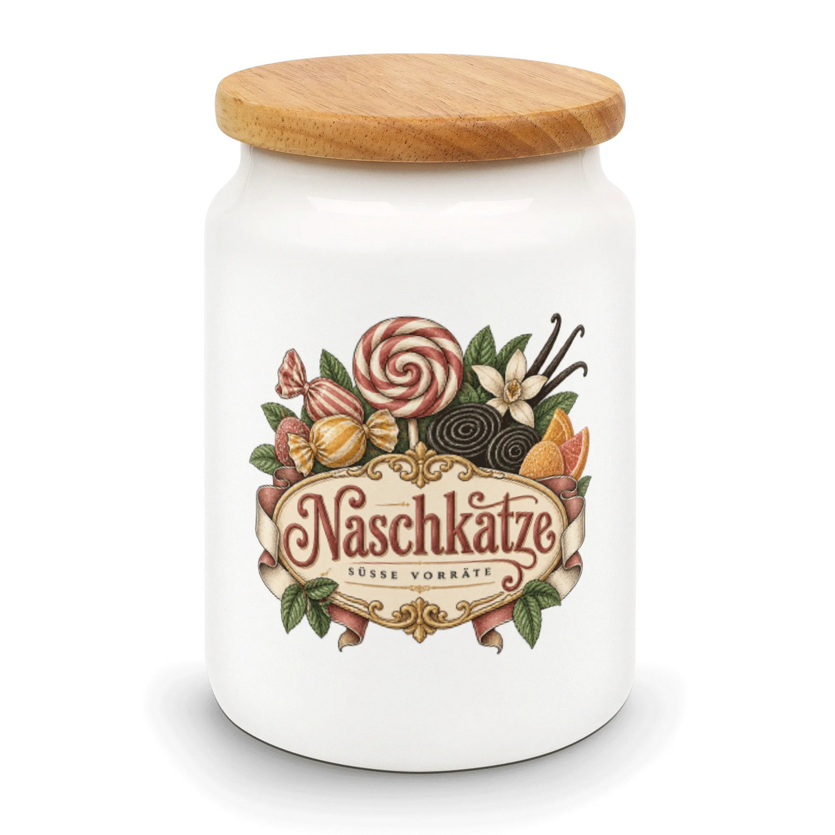 Süße Vorratsdose für Süßigkeitenliebhaber mit Bonbons und Lolli|p:2014167|h:3e51d26451c0449582b85ad96d15d6e4