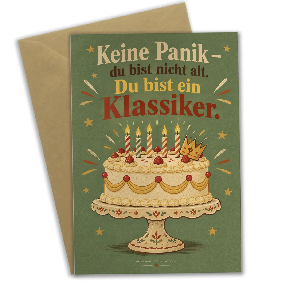 Lustige Geburtstagskarte mit Torte auf Etagere|p:2014173|h:20a716753828bc139e3209696a402fe2