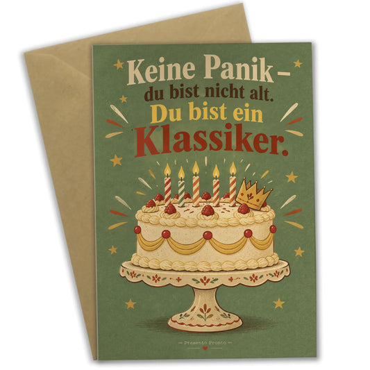 Lustige Geburtstagskarte mit Torte auf Etagere|p:2014173|h:20a716753828bc139e3209696a402fe2