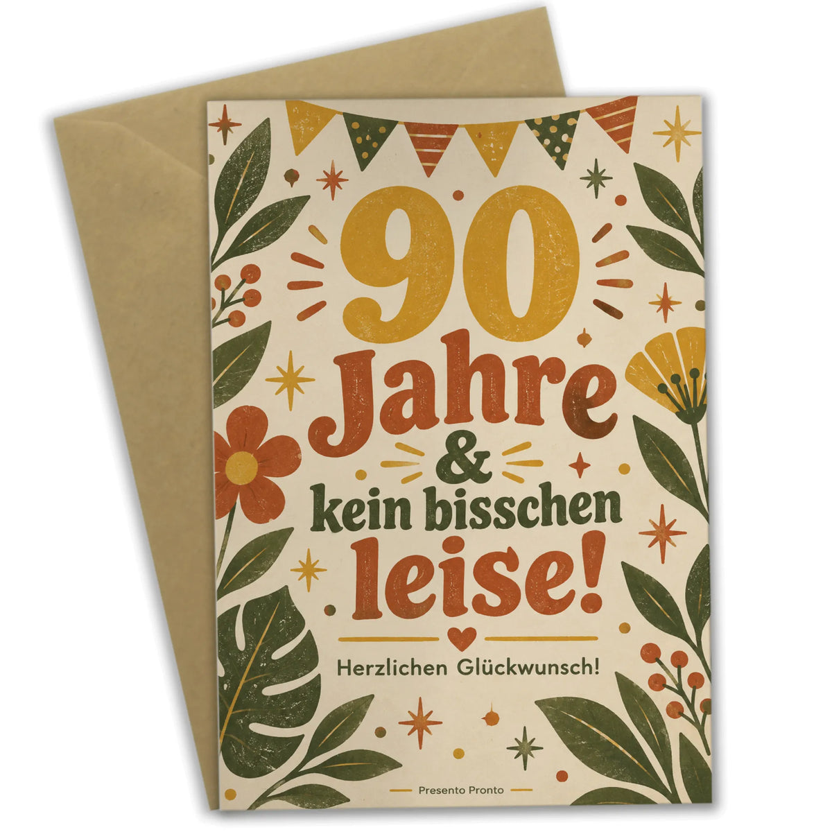 Lustige Geburtstagskarte zum 90. Geburtstag mit Konfetti|p:2014184|h:ca005043b0e71e0da365078fb66d7313