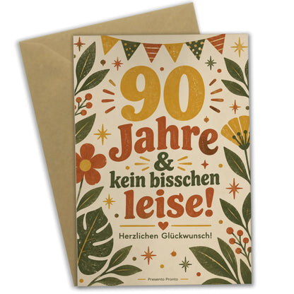 Lustige Geburtstagskarte zum 90. Geburtstag mit Konfetti|p:2014184|h:ca005043b0e71e0da365078fb66d7313