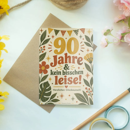 Lustige Geburtstagskarte zum 90. Geburtstag mit Konfetti|p:2014184|h:bf1bafb3061b3c16550d15822be02701