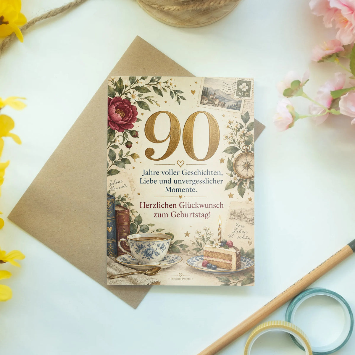 Elegante Geburtstagskarte zum 90. Geburtstag mit goldener 90|p:2014199|h:60bf70625e4fbf6b102b9c7cf5db0772