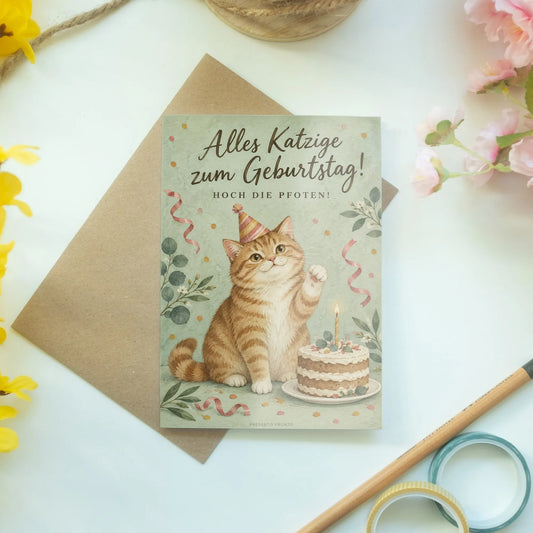 Lustige Geburtstagskarte für Katzenliebhaber mit pummeliger Katze|p:2014200|h:8134a0bce08ae693ac2a3ff5e0c72396