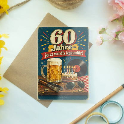 Geburtstagskarte Bierkrug retro Design|p:2014219|h:13cad75da7177482afd84da8a44e7a08