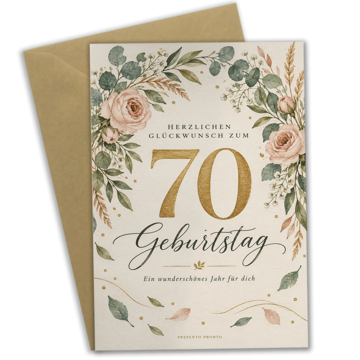 Elegante Geburtstagskarte zum 70. Geburtstag mit goldener 70|p:2014231|h:a47014db88e1f5cbdbc87bfea5034e85