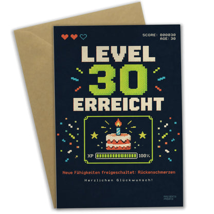 Lustige Geburtstagskarte zum 30. Geburtstag mit Trophäe|p:2014232|h:288a0183a4723b13eae4e0383376e221