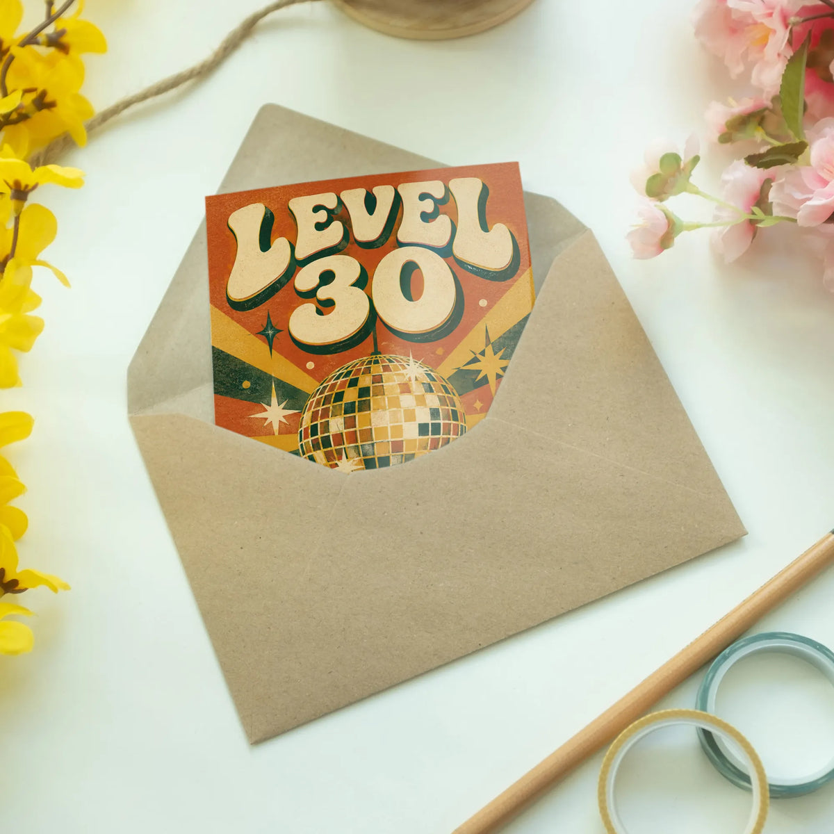 Lustige Geburtstagskarte zum 30. Geburtstag mit Disco-Kugel|p:2014248|h:c85318f520b992a73422c07b6e37ad4e